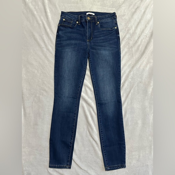 STS Blue Dark Wash Straight Leg Jeans - Picture 1 of 4